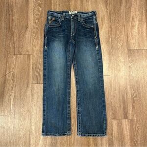 Ariat M5 Jeans Men's 30x30 Blue Denim Straight Fit Thick Stitch